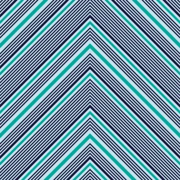 Sky blue Chevron Diagonal Stripes seamless pattern background Illustrazione stock