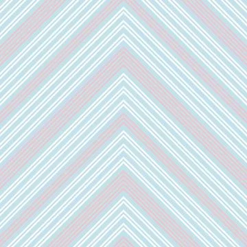 Sky blue Chevron Diagonal Stripes seamless pattern background Stock Illustration