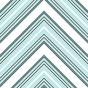 Sky blue Chevron Diagonal Stripes seamless pattern background Illustrazione stock
