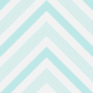 Sky blue Chevron Diagonal Stripes seamless pattern background 库存插图