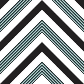 Sky blue Chevron Diagonal Stripes seamless pattern background Stock Illustration