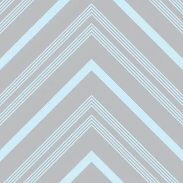 Sky blue Chevron Diagonal Stripes seamless pattern background Illustrazione stock