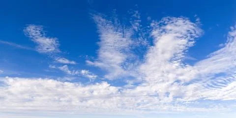 Sky blue cloud texture on background. Bright sky soft white in texture. Foto stock