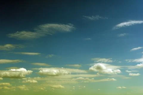 Sky blue with clouds Foto stock