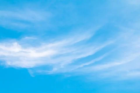 Sky, blue sky and cloud white for background, beautiful horizon sky landsca.. Ilustración de archivo