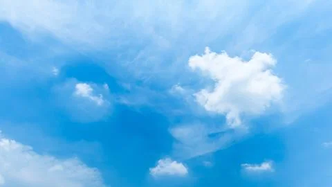 Sky, The blue sky Stock Photos