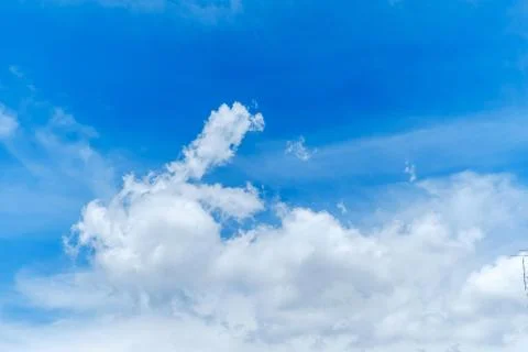 Sky, The blue sky Stock Photos