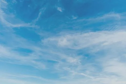 Sky, The blue sky Stock Photos