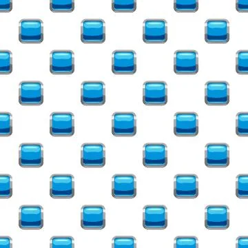 Sky blue square button pattern 스톡 일러스트