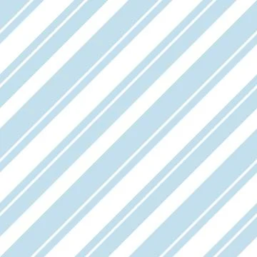 Sky blue Stripe seamless pattern background in diagonal style Stock Illustration
