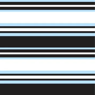 Sky blue Stripe seamless pattern background in horizontal style Stock Illustration