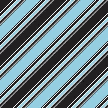 Sky blue Stripe seamless pattern background in diagonal style Illustrazione stock