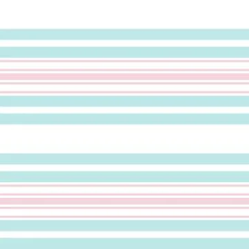 Sky blue Stripe seamless pattern background in horizontal style Stock Illustration