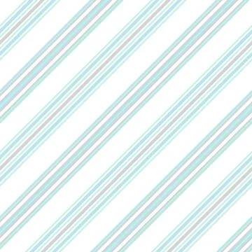 Sky blue Stripe seamless pattern background in diagonal style Stock Illustration
