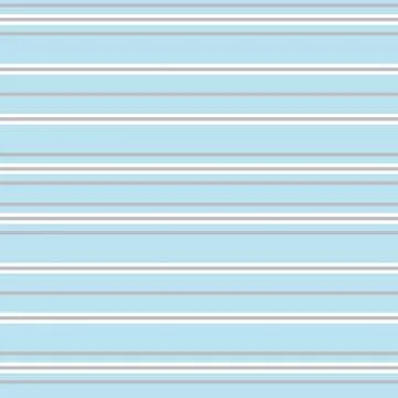 Sky blue Stripe seamless pattern background in horizontal style Stock Illustration