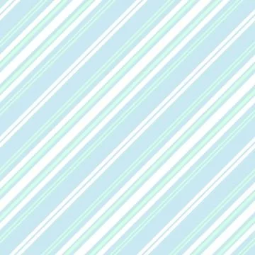 Sky blue Stripe seamless pattern background in diagonal style Stock Illustration