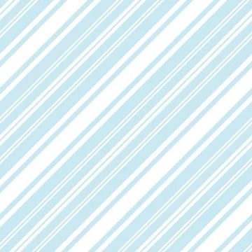 Sky blue Stripe seamless pattern background in diagonal style Stock Illustration