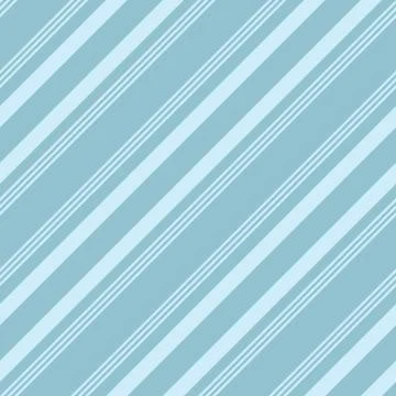 Sky blue Stripe seamless pattern background in diagonal style Stock Illustration