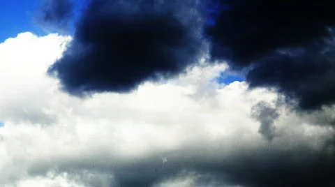 Sky Blue Timelapse HD Stock Footage 581505