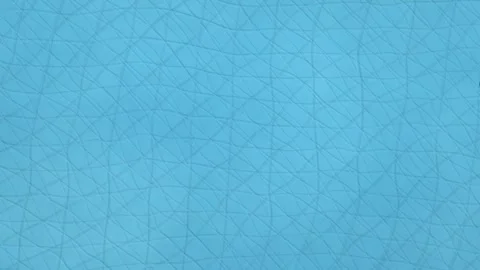 Sky Blue Yarn Grid Motion Background | Abstract Textile Animation Video stock 345599486