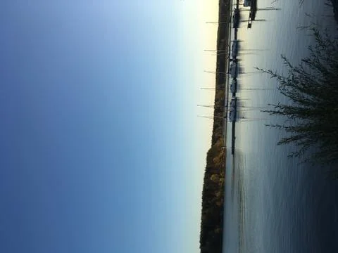 Sky border 写真素材