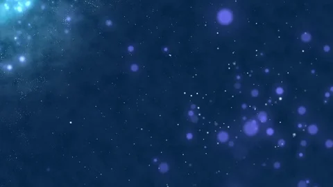 Sky Boubbles and Particles Background Stock Footage 70203821