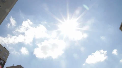 Sky with Buildings Stock Footage 40805530