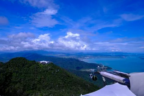 Sky Cab in Langkawi Stock Photos