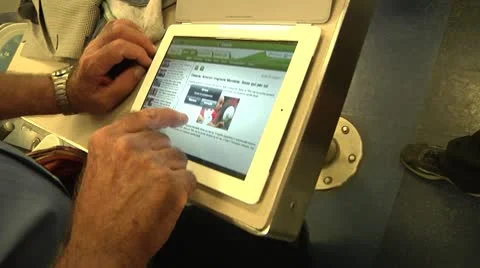 Sky calcio on IPAD. Video stock 8840326