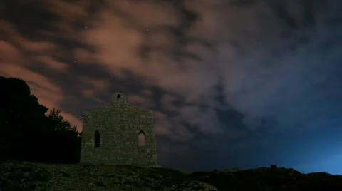 Sky chapel  Stock Footage 671641