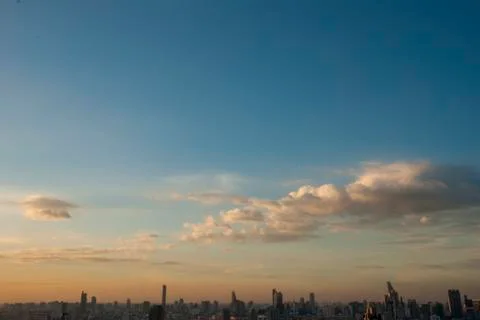 Sky in the city Stock Photos
