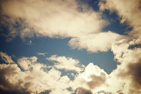 Sky close-up view Stock Photos