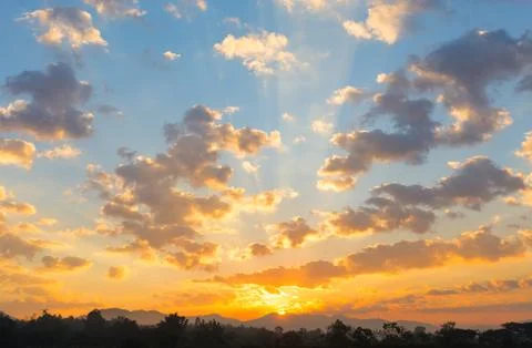 Sky Cloud Background Stock Photos