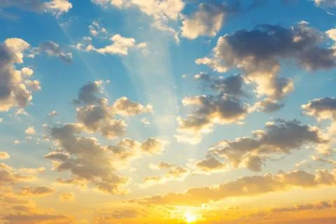 Sky Cloud Background Stock Photos