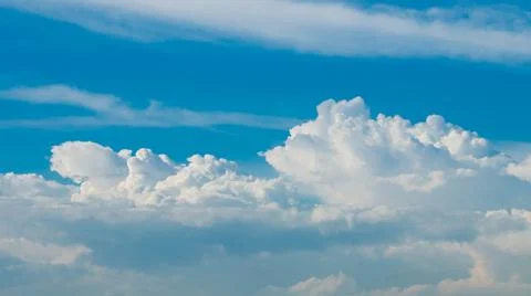 Sky cloud background Stock Photos
