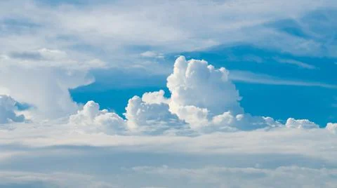 Sky cloud background Stock Photos