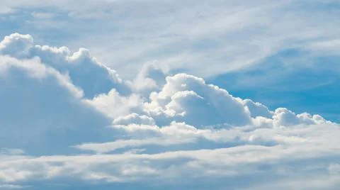Sky cloud background Stock Photos