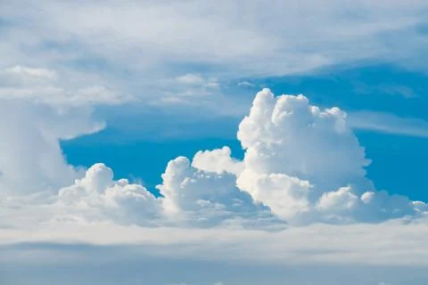 Sky cloud background Stock Photos