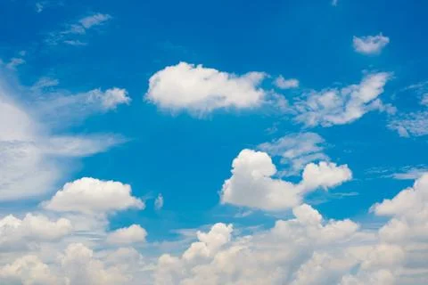 Sky cloud background Stock Photos