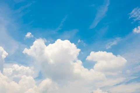 Sky cloud background Stock Photos