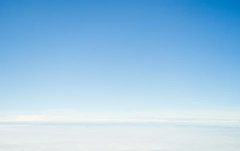 Sky Cloud Background Window Plane View Air White blue Cloudy High Clear 写真素材