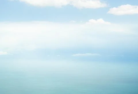 Sky Cloud Background Window Plane Aerial View Air White blue Cloudy High Stock Photos