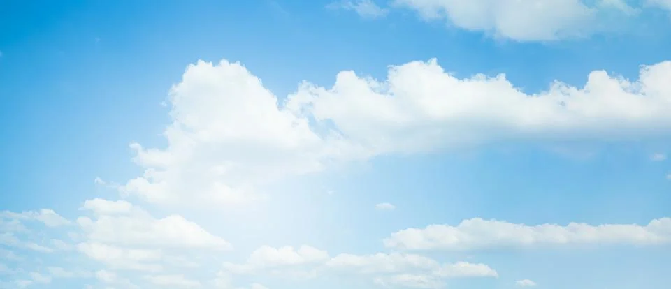 Sky Cloud Blue Background Cloudy summer Winter Season Day, Light Beauty 库存照片