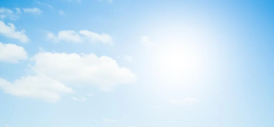 Sky Cloud Blue Background Cloudy summer Winter Season Day Stock Photos