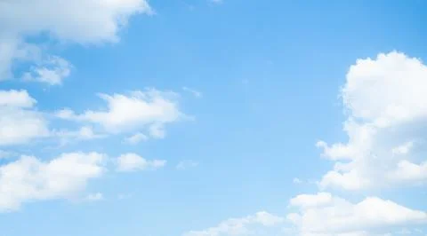Sky Cloud Blue Background Cloudy summer Winter Season Day Foto stock