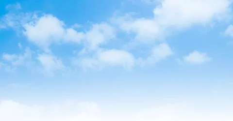 Sky Cloud Blue Background Paronama Web Cloudy summer Winter Season Day Stock Photos