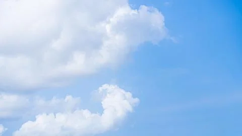 Sky Cloud Blue Background Paronama Web Cloudy summer Winter Season Day Stock Photos
