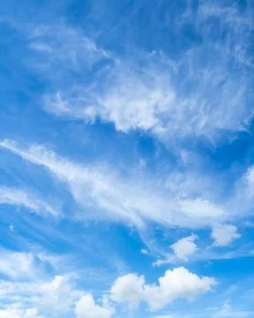 Sky Cloud Blue Background Paronama Web Cloudy summer Winter Season Day 写真素材