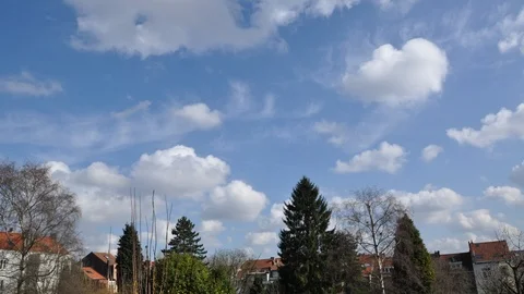 Sky Cloud Brussels Time Lapse Stock Footage 89469458