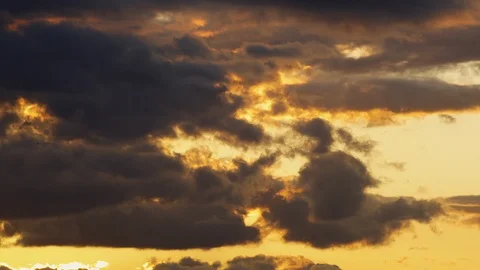 Sky, Cloud, Cloudscape, Outdoors, Sunset, Nature, Beauty In Nature, Wide Shot, Stock Footage 95818603